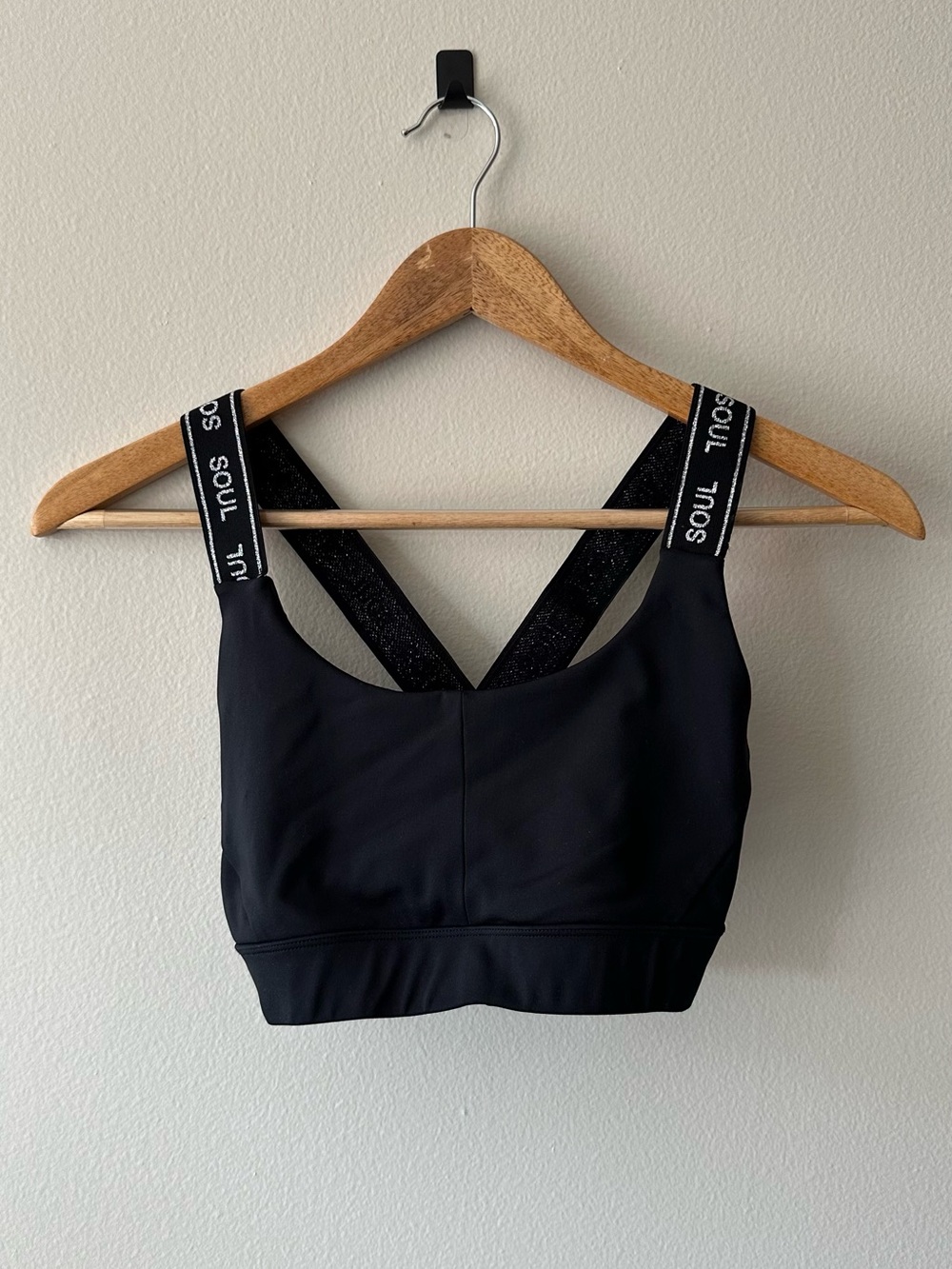 Black Sports Bra - Soulcycle Size S